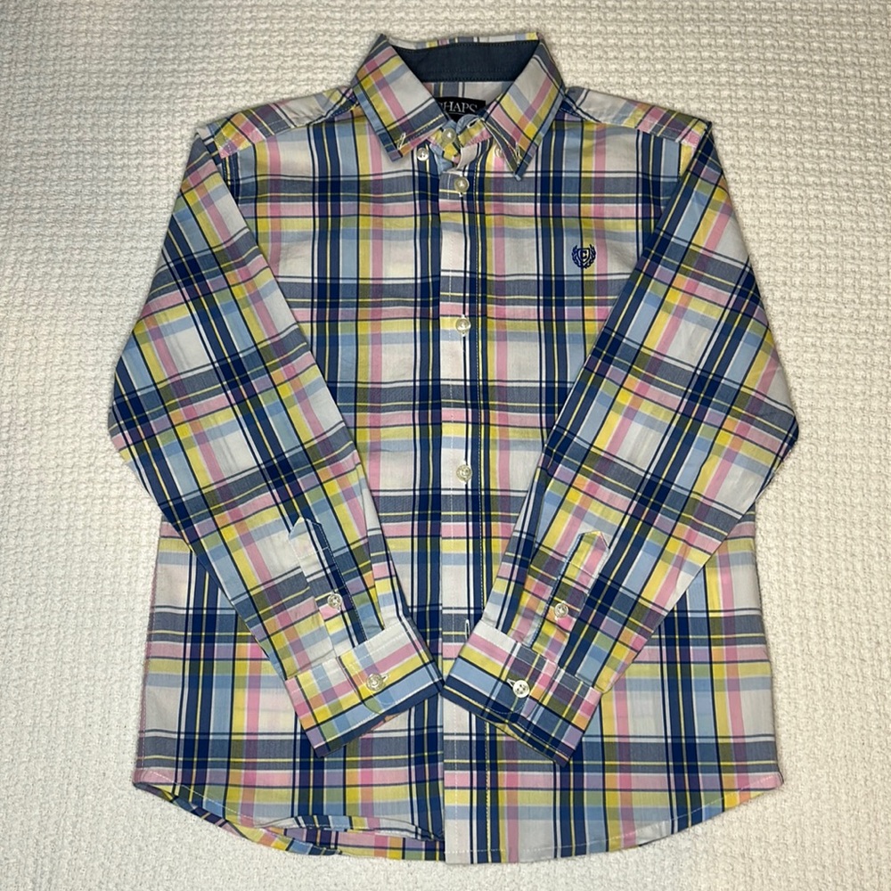 Chaps button up long sleeve shirt
